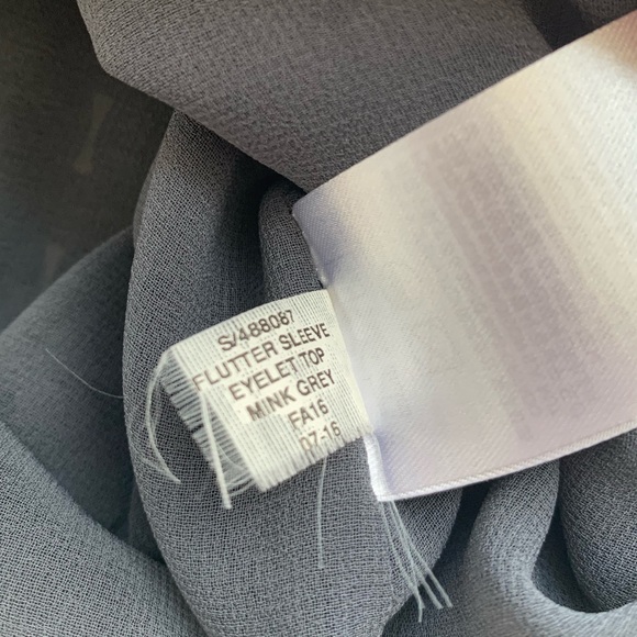 Banana Republic Limited Edition Eyelet Flutter Top - Picture 6 of 6